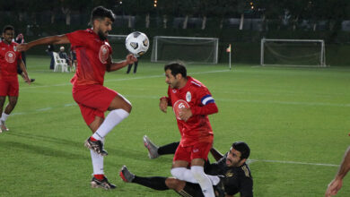 صورة الفريق يلعب أمام المفير بدوري شباب قطر 2023