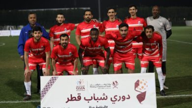 صورة الفريق على رأس المجموعة الرابعة بدوري شباب قطر 2024