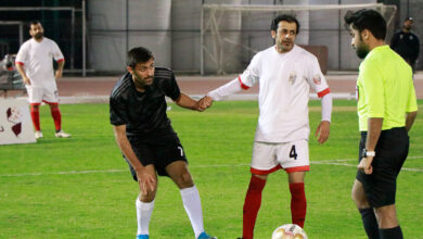 صورة بهدف محمد اليافعي الفريق يخرج بالتعادل مع المعمورة 1 : 1