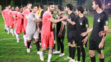 صورة زايد يولع المباراة و محمد سالم يؤكد الفوز على عين خالد بالدوري